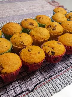 Foto de Muffin de Cenoura com Gotas de Chocolate